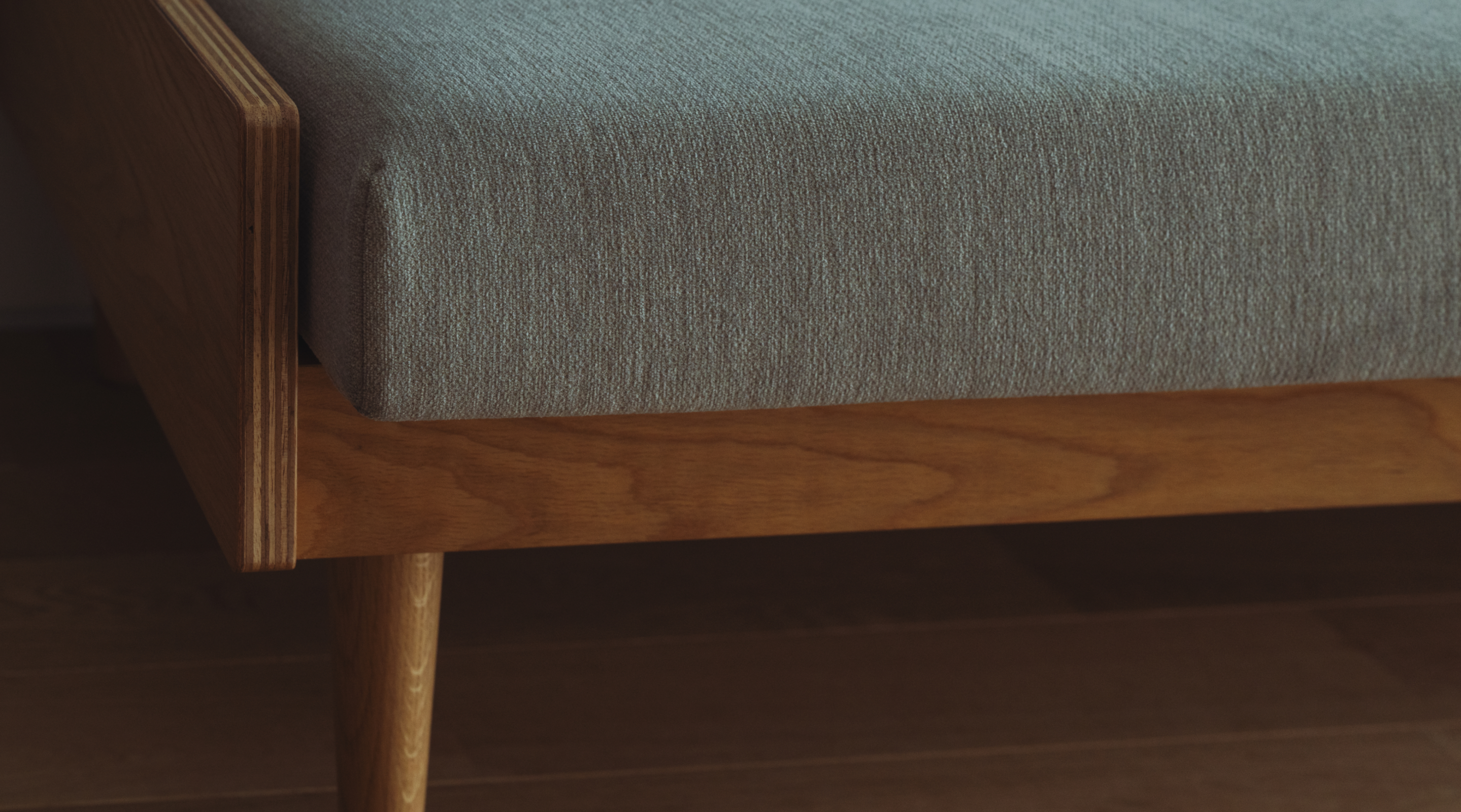 sim furniture（シムファニチャー）のソファー　アップ写真